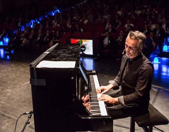 Fête de la logistique 2016 – CCI Nord Isère – Le Médian – Saint-Quentin-Fallavier – David Bonnin au Piano