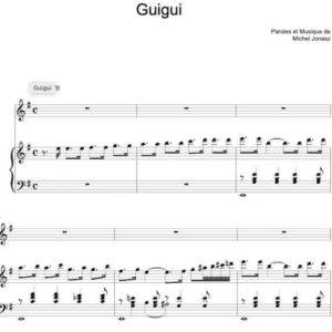 Guigui - Michel Jonasz par david bonnin - enregistrement avec enregistrement de l'accompagnement piano