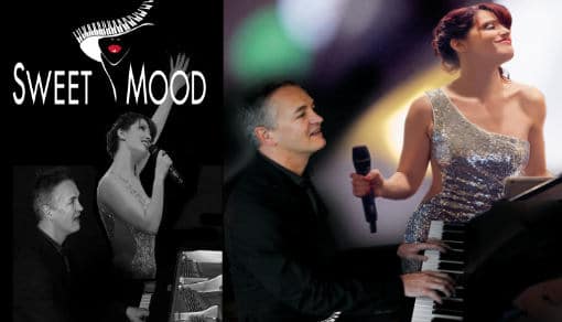 Sweet Mood duo, Savoie et Suisse, bérangère riggi et david bonnin piano