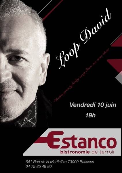 Loop David - estanco Black - Electro-groovy-funky-sexy-disco-one-man-show