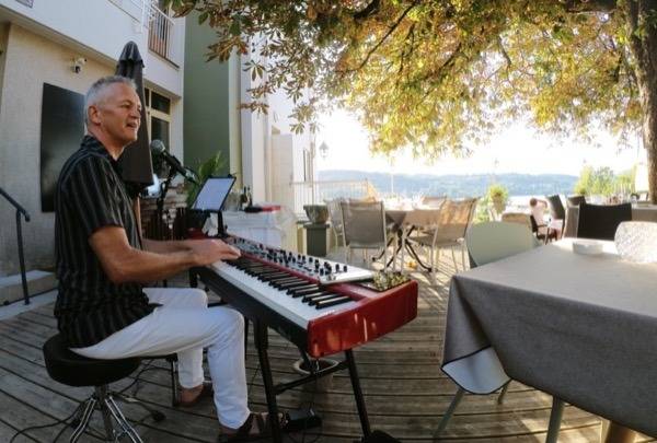 Piano-bar avec David Bonnin à la Villa Ginette
