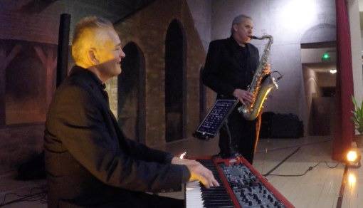 Blow Up - veux du maire à Crémieu - Jérôme Nicolas, saxophone; David BONNIN, piano
