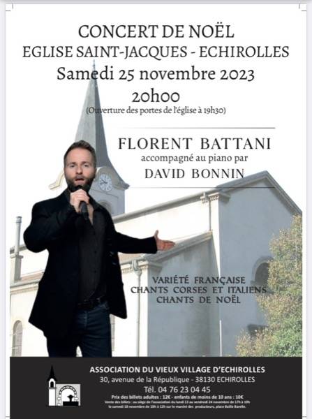 Florent Battani en concert, Chansons italiennes, corses et françaises.
